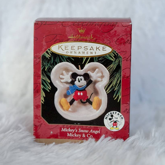 Hallmark Holiday 997 Mickeys Snow Angel Disney Hallmark Keepsake Ornament Poshmark